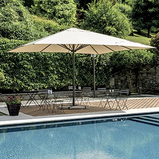 Ombrellone per bar o giardino 5x5