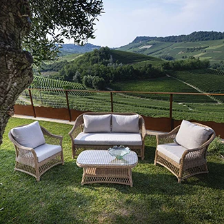 Salotto in alluminio Murriet