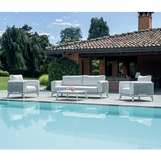 Salotto in alluminio Nantes