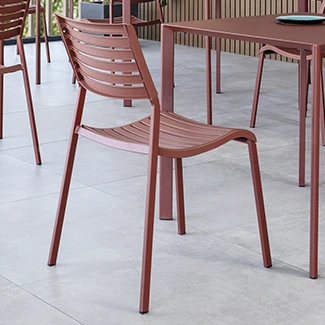 Sedia in ferro zincato Nina