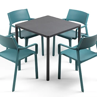 Tavolo in alluminio Piave 80