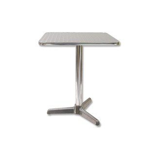 Tavolo in alluminio quadrato